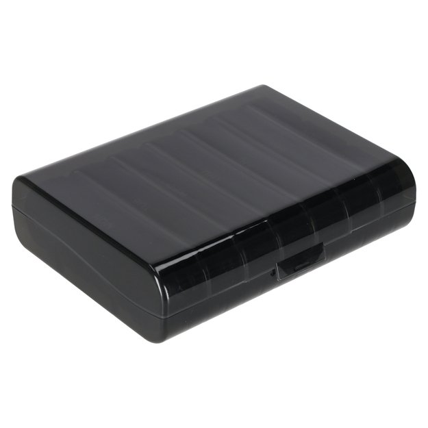 Vaistų tablečių organizatoriaus konteineris juodas