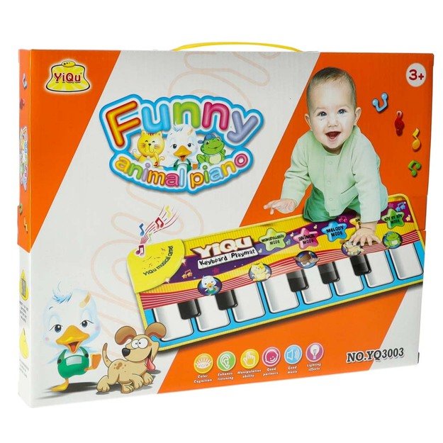 Mokomasis mini pianino kilimėlis 72x29cm