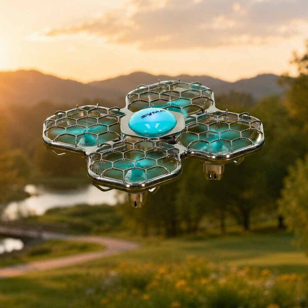  Syma X26PRO  2,4 GHz  Wi-Fi  RC dronas juodas