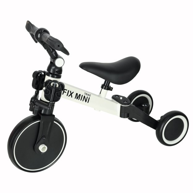 Trike Fix Mini krosinis triratukas 3in1 su pedalais baltas
