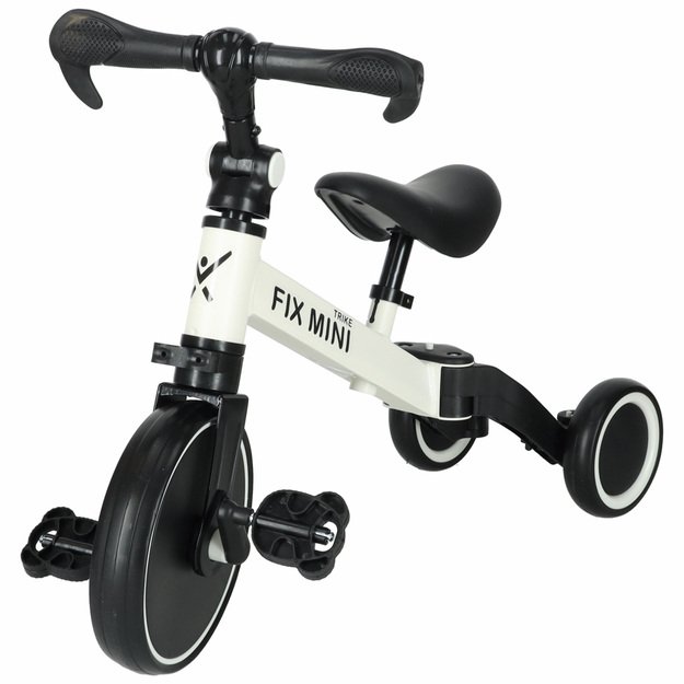 Trike Fix Mini krosinis triratukas 3in1 su pedalais baltas