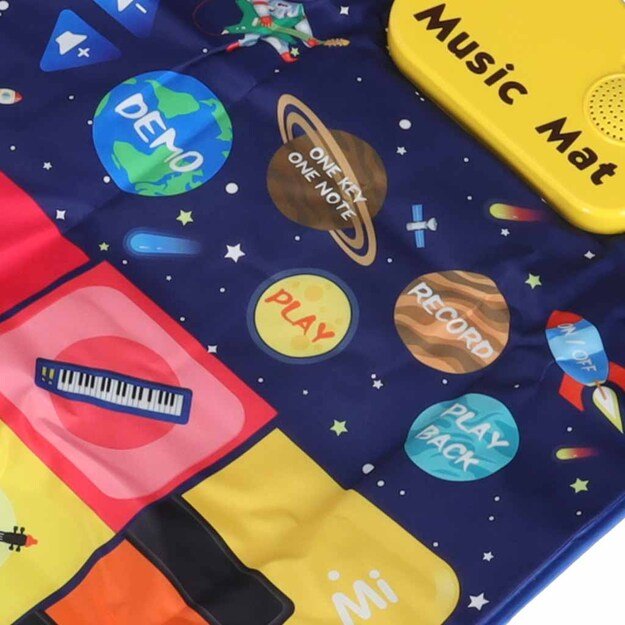 &Scaron;okių kilimėlis vaikams interaktyvus muzikinis 8 instrumentai 10 melodijų