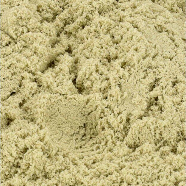 Kinetinis smėlis 1 kg maišelyje, natūralus smėlio spalvos