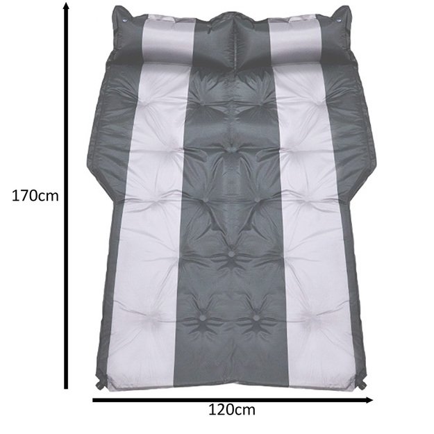 Pripučiamas čiužinys automobilinė lova 180x120cm juodas