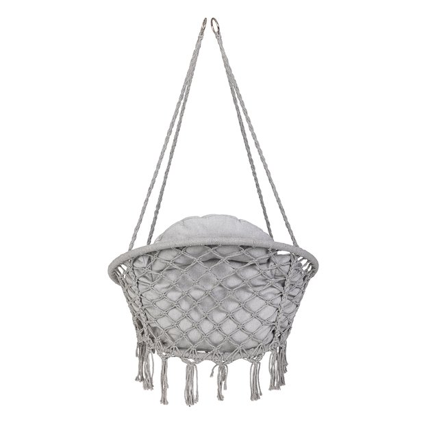 Sodo sūpynės  Stork s nest  su pagalvėle XXL pilka 150kg