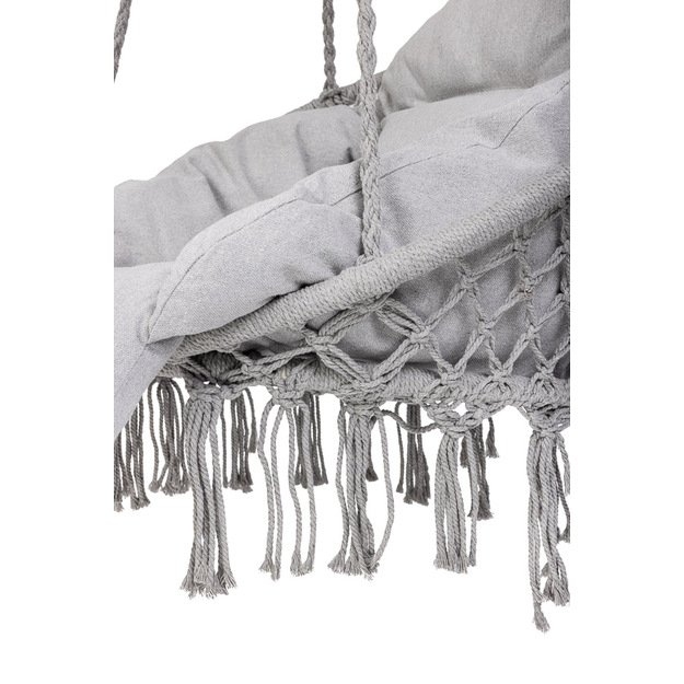 Sodo sūpynės  Stork s nest  su pagalvėle XXL pilka 150kg