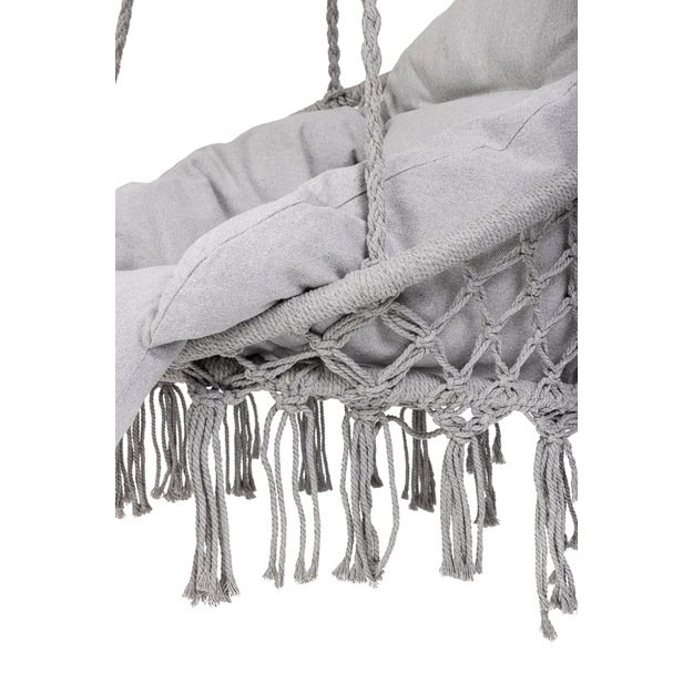 Sodo sūpynės  Stork s nest  su pagalvėle XXL pilka 150kg