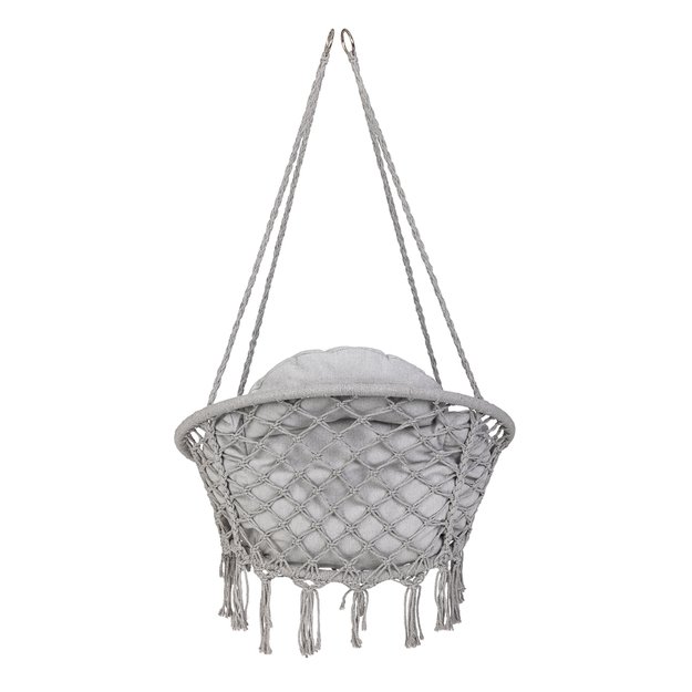 Sodo sūpynės  Stork s nest  su pagalvėle XXL pilka 150kg