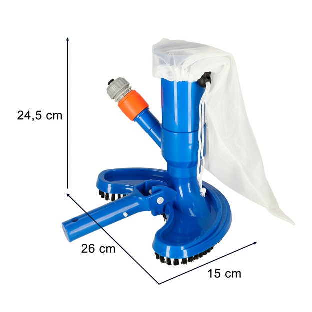 Baseino dulkių siurblio tvenkinio dugno valymo rinkinys su daugkartinio naudojimo mai&scaron;eliu