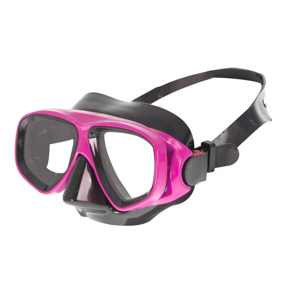 Nardymo kaukė plaukimo akiniai rožinės spalvos