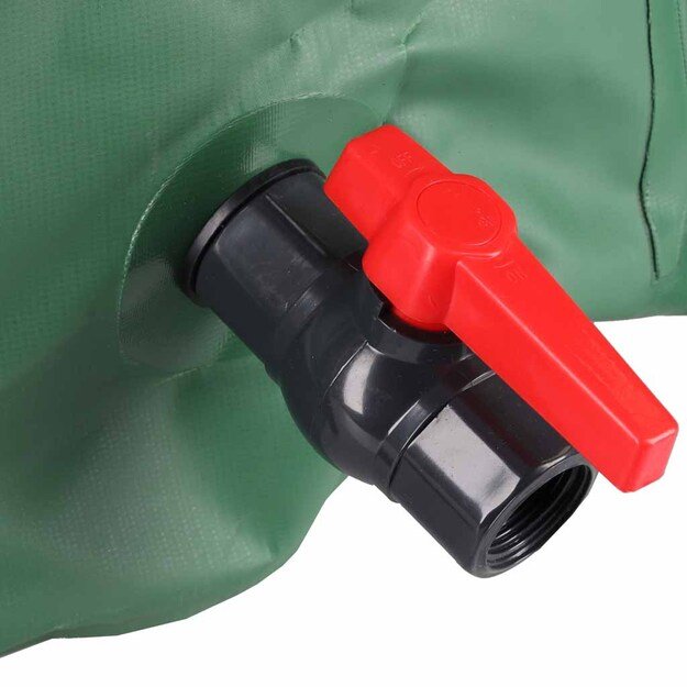 Lietaus vandens rezervuaras su čiaupu Lietaus vandens statinė sulankstoma 500 litrų