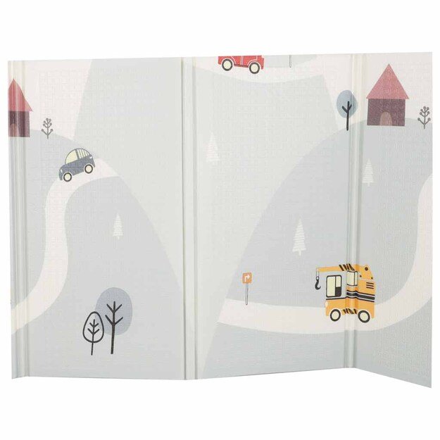 &Scaron;vietimo putplasčio kilimėlis dvipusis sulankstomas 150x200cm balionai gatvė