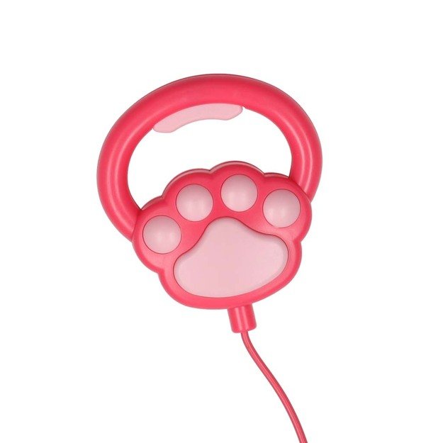 Interaktyvi katė ant pavadėlio miauksi vaik&scaron;to vizgina uodegą vizgina pilką