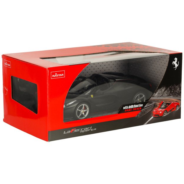 Rastar 75800 Ferrari LaFerrari Aperta 1:14 nuotolinio valdymo automobilis juodas