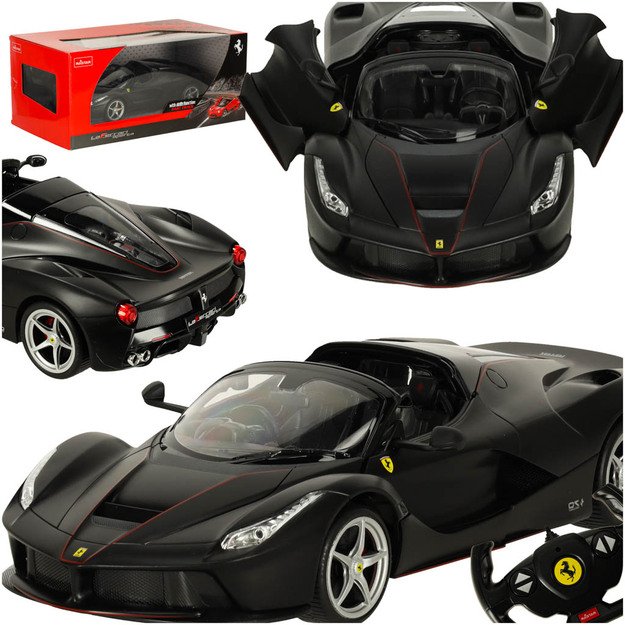 Rastar 75800 Ferrari LaFerrari Aperta 1:14 nuotolinio valdymo automobilis juodas