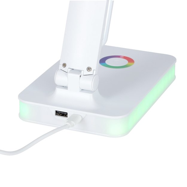 Stalinė LED lempa USB lietimui jautrus ap&scaron;viestos RGB &scaron;viesos valdymas