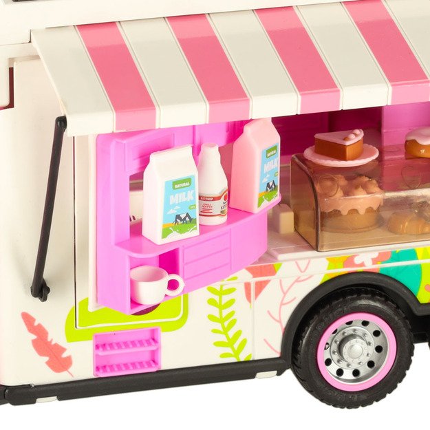 Nuotoliniu būdu valdomas kemperis Nuotoliniu būdu valdomas kemperis auto 2,4 GHz garsai žibintai aksesuarai rožinės spalvos