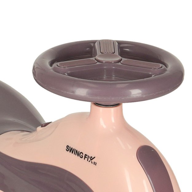 LED Swing FIX S2 gravitacinis paspirtukas su rankena violetinės spalvos ne daugiau kaip 100 kg