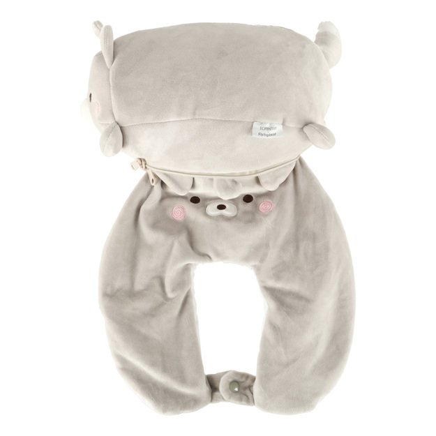 Kelioninė pagalvėlė 2in1 kaklo ritinėlis lėktuvui, automobiliui, talismanas, katė