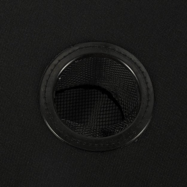 Kelioninis sulankstomas stalas su dangčiu juodas