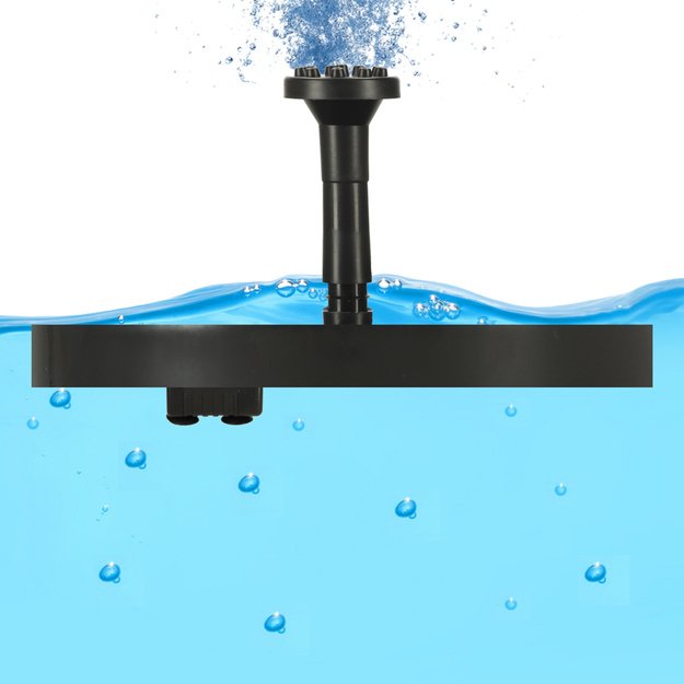 Saulės fontanas sodo tvenkinio tvenkinio plūduriuojantis siurblys sodui 16cm
