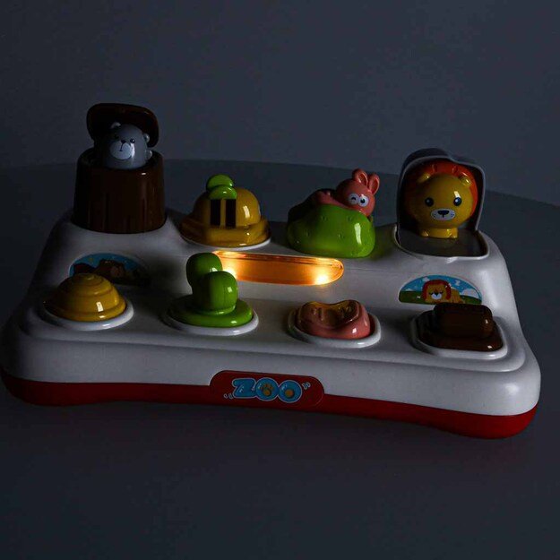 Mokomasis i&scaron;&scaron;okantis žaislas i&scaron;&scaron;okantys gyvūnai &scaron;viesos garsas