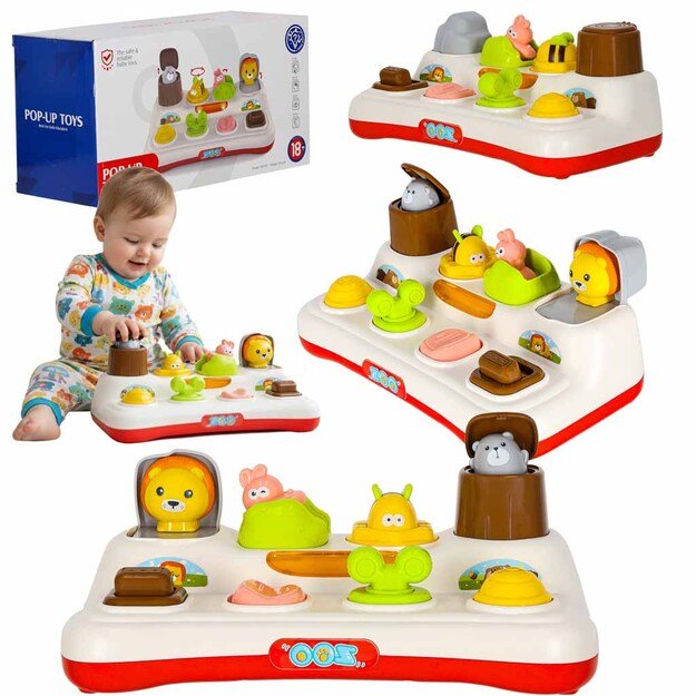 Mokomasis i&scaron;&scaron;okantis žaislas i&scaron;&scaron;okantys gyvūnai &scaron;viesos garsas