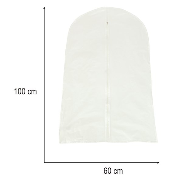 Kostiumo drabužių užvalkalas permatomas 60 x 100 cm