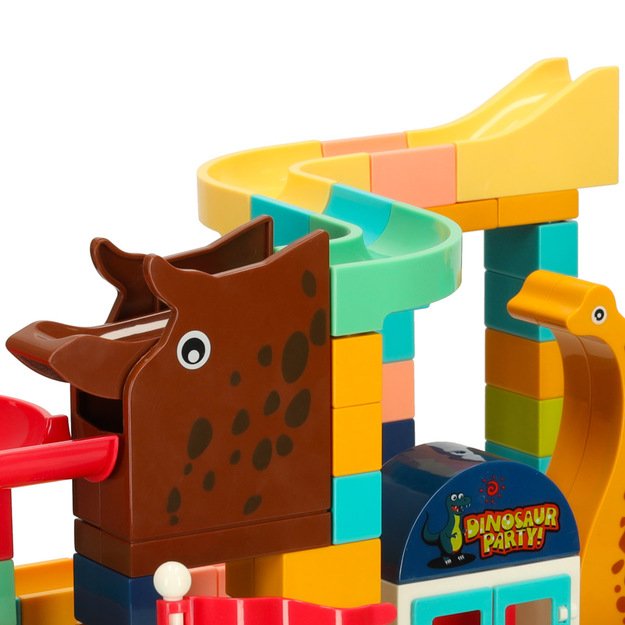 Statybiniai blokai kamuoliukų takas 147 el. Bibi-inn