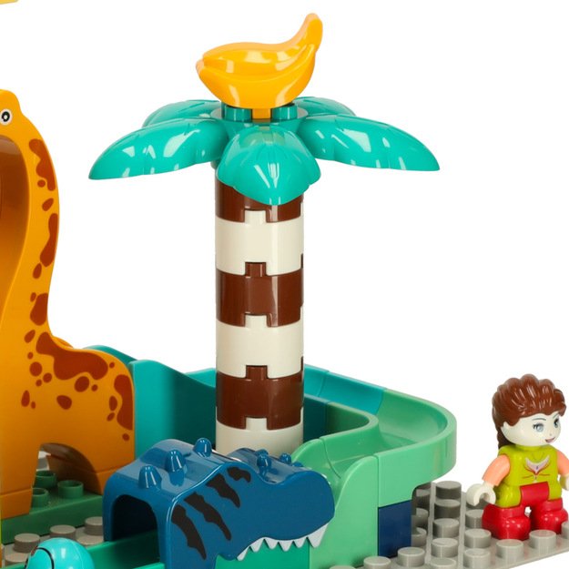 Statybiniai blokai kamuoliukų takas 147 el. Bibi-inn