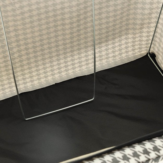 Spintos patalynės organizatorius su rėmu baltas juodas 100L