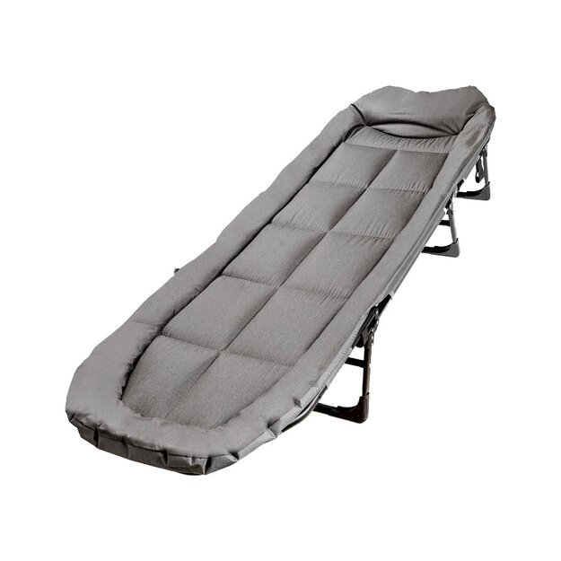 LUARO kelioninė lova sulankstoma stovyklavietės lova karpių verslui ne&scaron;iojama &scaron;viesa 190x63x30cm