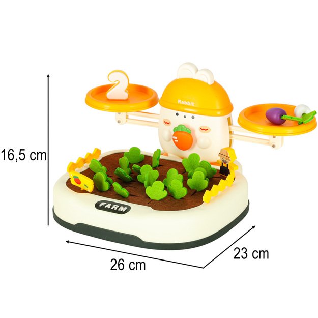 &Scaron;eimos stalo žaidimas vaikams  Morkų laukas