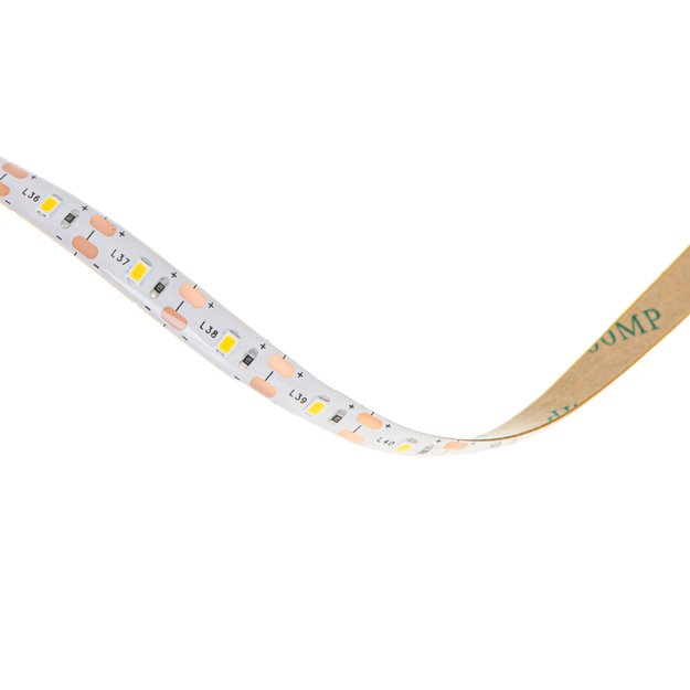 USB baterija maitinamas judesio detektorius LED juosta 2M &scaron;altai baltos spalvos