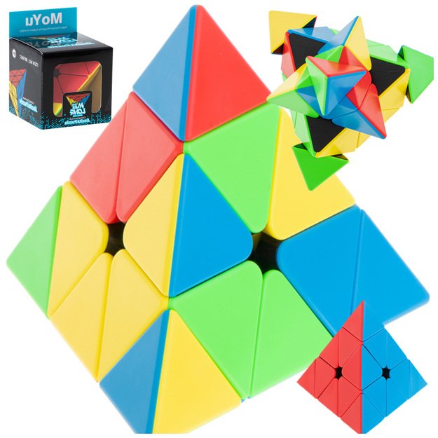 Dėlionių žaidimas su kubu PYRAMINX MoYu