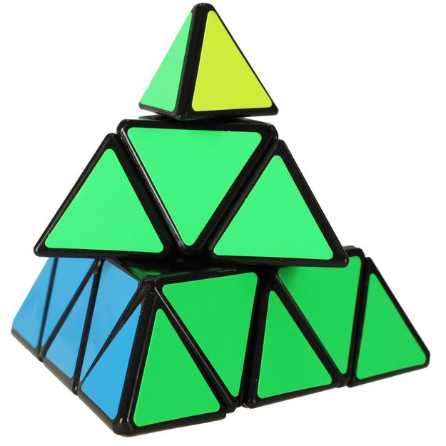 Dėlionės žaidimas PYRAMINX dėlionės kubas 9,7 cm