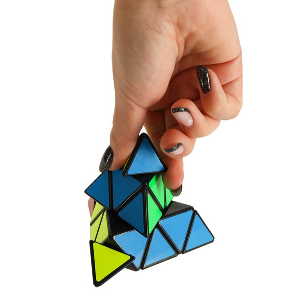 Dėlionės žaidimas PYRAMINX dėlionės kubas 9,7 cm