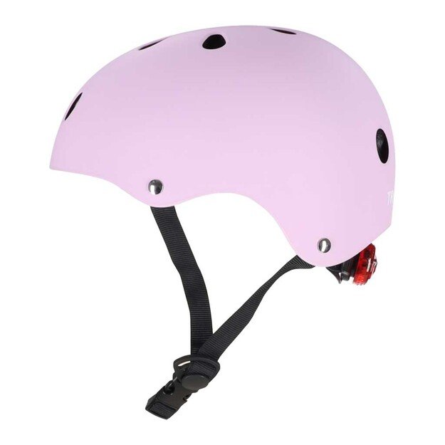 Trike Fix vaiki&scaron;kas dviratininko &scaron;almas reguliuojamas LED M 55-58cm violetinės spalvos