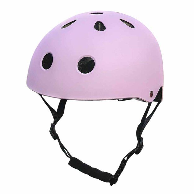Trike Fix vaiki&scaron;kas dviratininko &scaron;almas reguliuojamas LED M 55-58cm violetinės spalvos