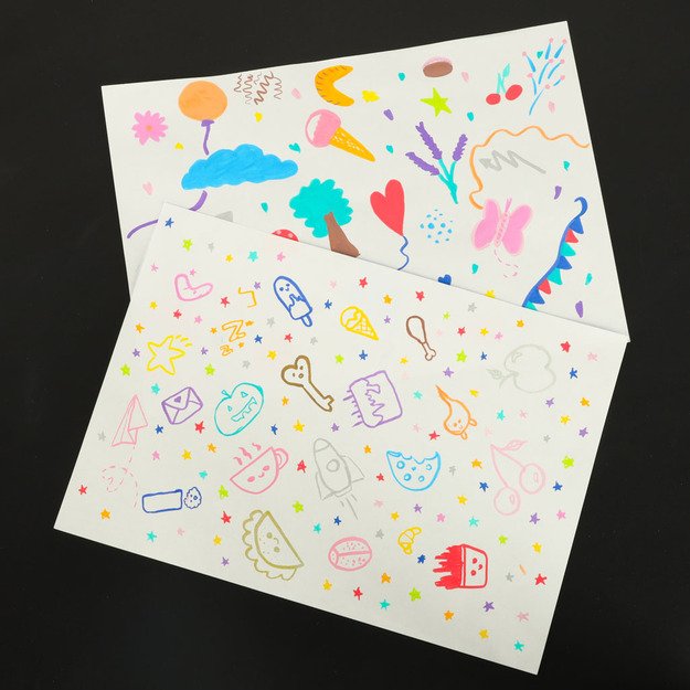 Akriliniai audinių žymekliai akmeniniai žymekliai  pasidaryk pats  vandeniui atsparūs žymekliai 24 vnt.