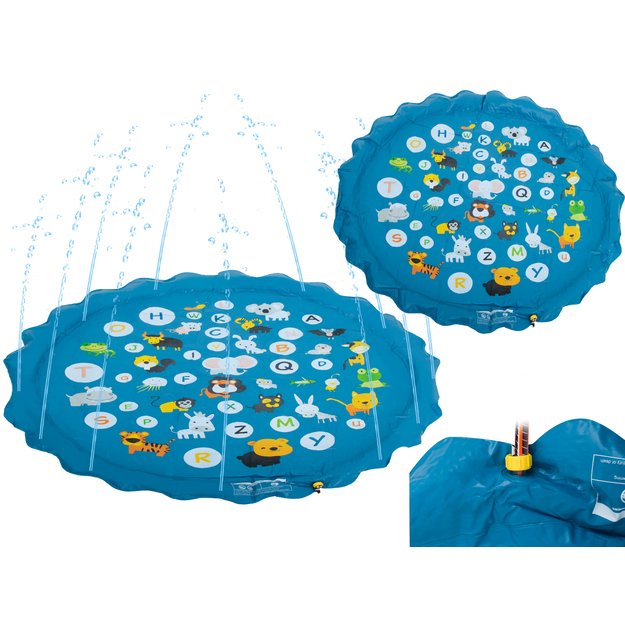 Vandens purk&scaron;tuvo kilimėlis sodo fontanas braidymo baseinas abėcėlė 170 cm