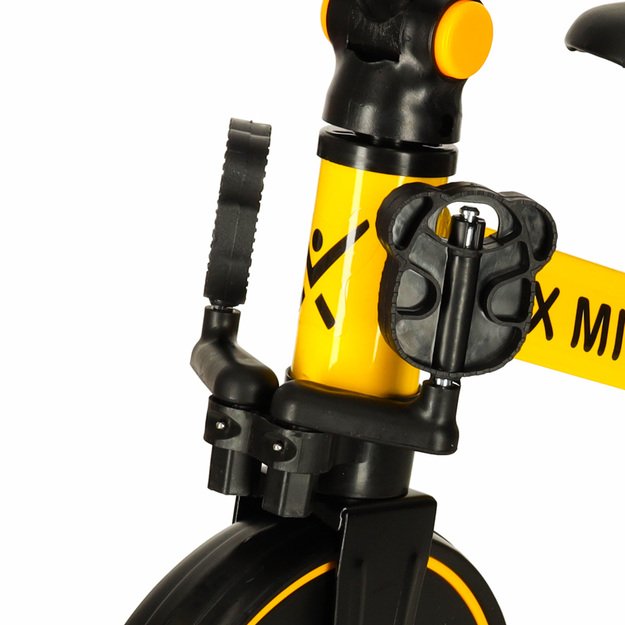 Trike Fix Mini krosinis triratukas 3in1 su pedalais geltonas
