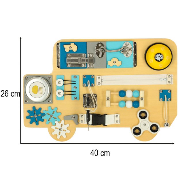 LULILO  Buso  sensorinė manipuliavimo lenta