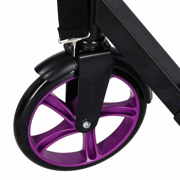 Trike Fix miesto motoroleris sulankstomas 200 mm ratai juodai violetinės spalvos