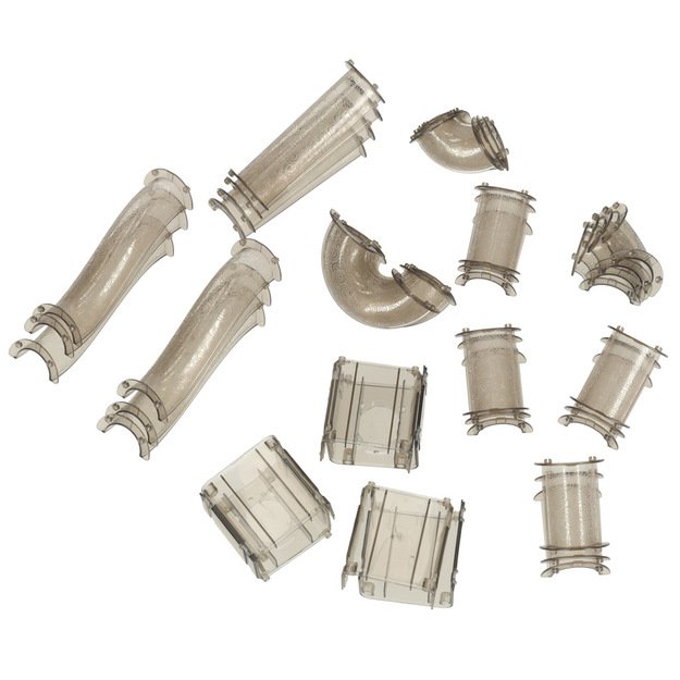 Magnetinių plytų marmuro kamuolio takelis su garso muzika 118 elementų