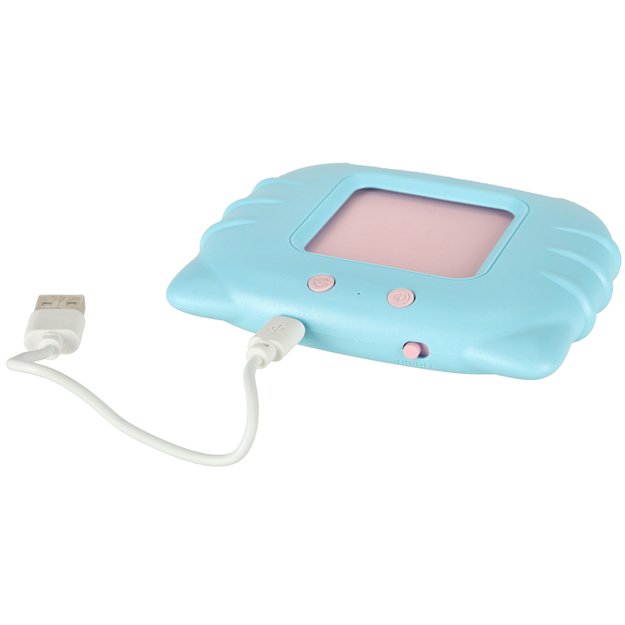 Mokomasis anglų kalbos žodžių kortelių skaitytuvas 112 kortelių mėlynas