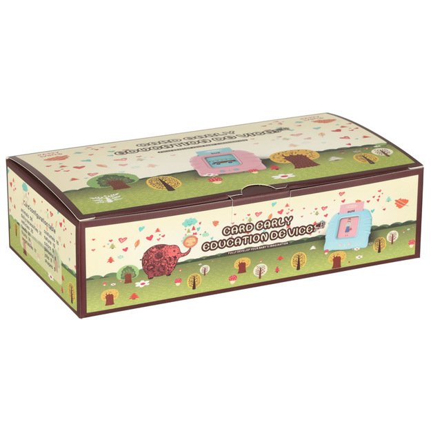 Mokomasis anglų kalbos žodžių kortelių skaitytuvas 112 kortelių mėlynas