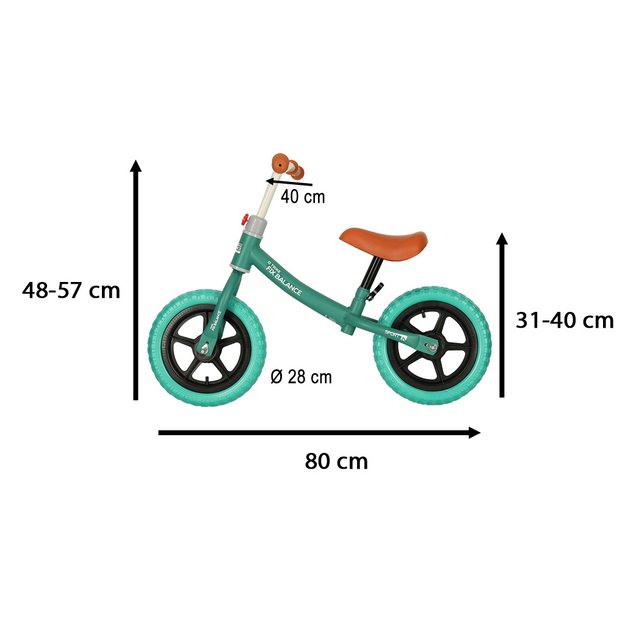 Trike Fix Balance turkio spalvos krosinis dviratis