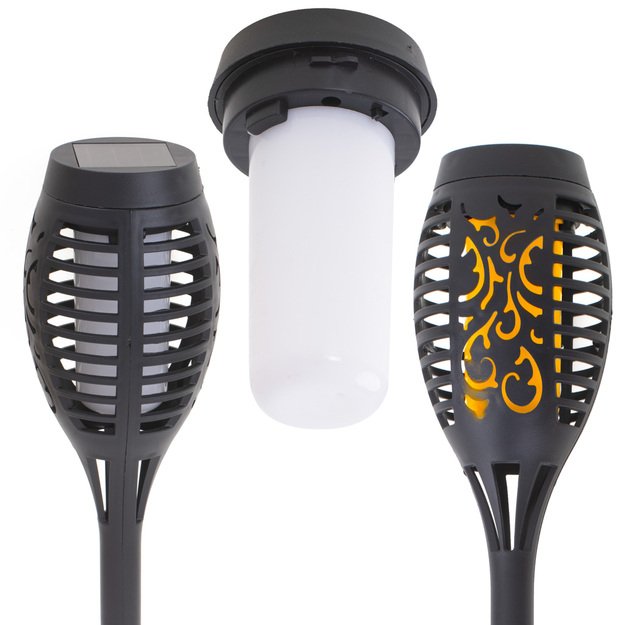 Saulės sodo žibintuvėliai 12LED 4vnt.