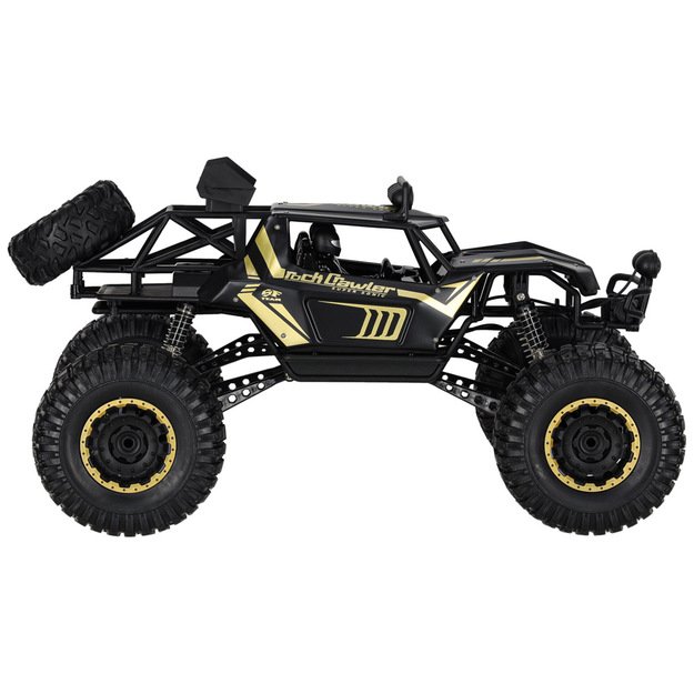 RC automobilis Rock Crawler 2.4GHz 1:8 51cm juodas